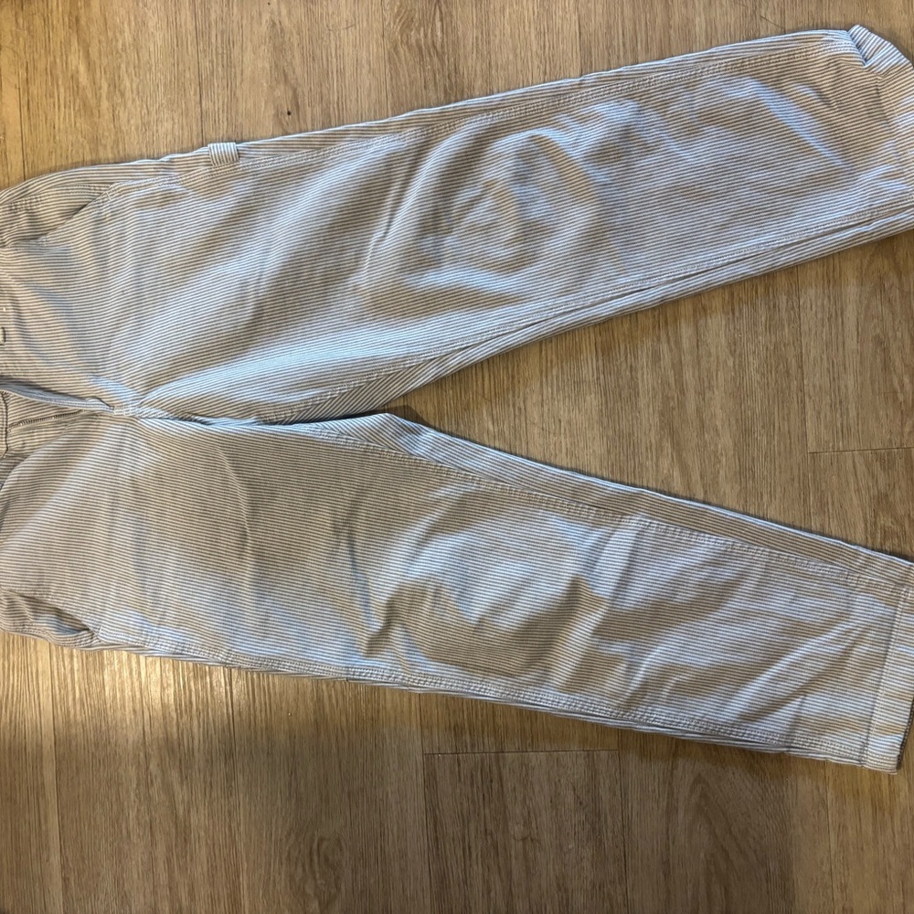Abercrombie & Fitch Blue and White Pinstripe pants - Picture 3 of 3
